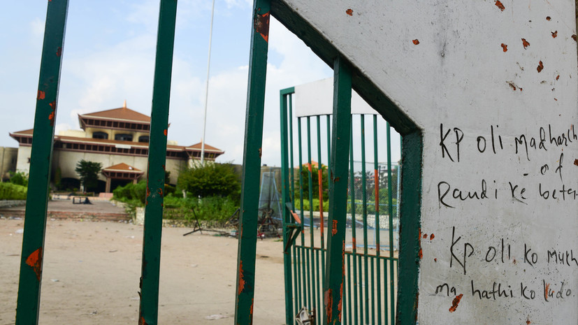 RT показал кадры из Катманду после протестов