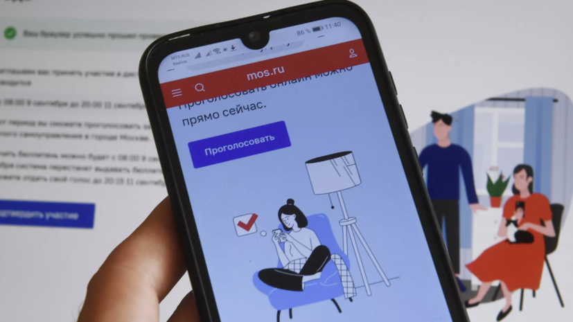 Почти 2 миллиона россиян выбрали способ голосования на «Госуслугах»