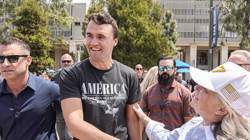 Супруга Чарли Кирка впервые выступила публично после смерти мужа