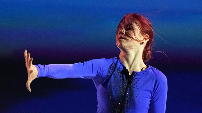 Трусова выступила на льду впервые после рождения сына