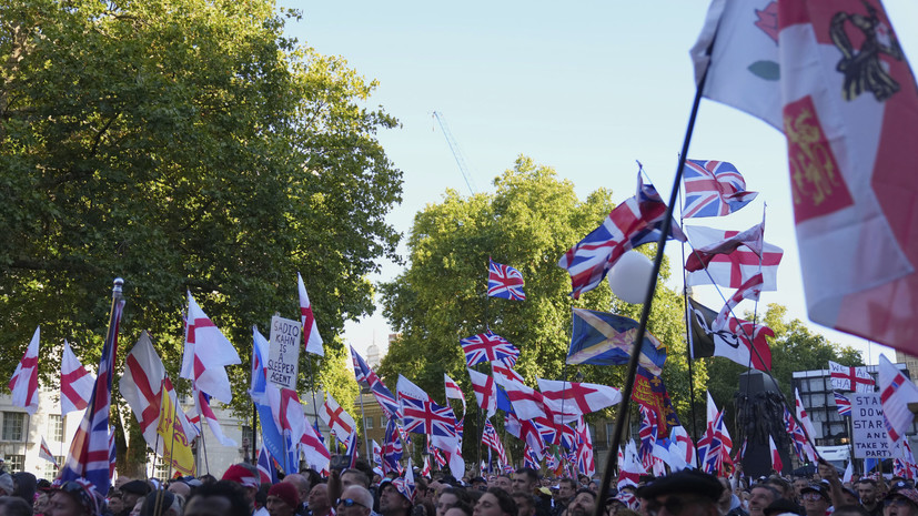 На акцию Робинсона в Лондоне вышли 3 млн человек