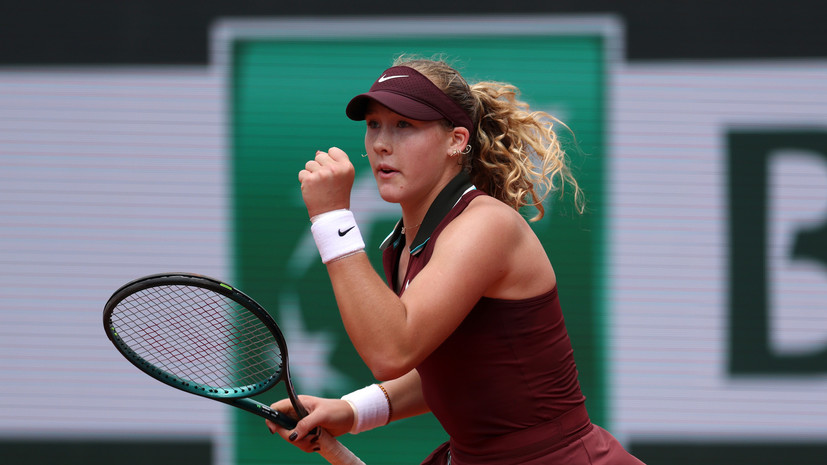 Мирра Андреева осталась пятой в обновлённом рейтинге WTA