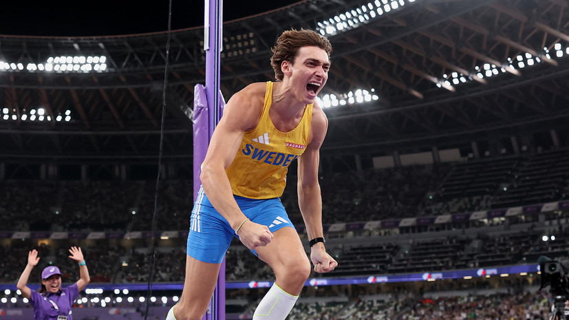 Дюплантис в 14-й раз обновил мировой рекорд в прыжках с шестом