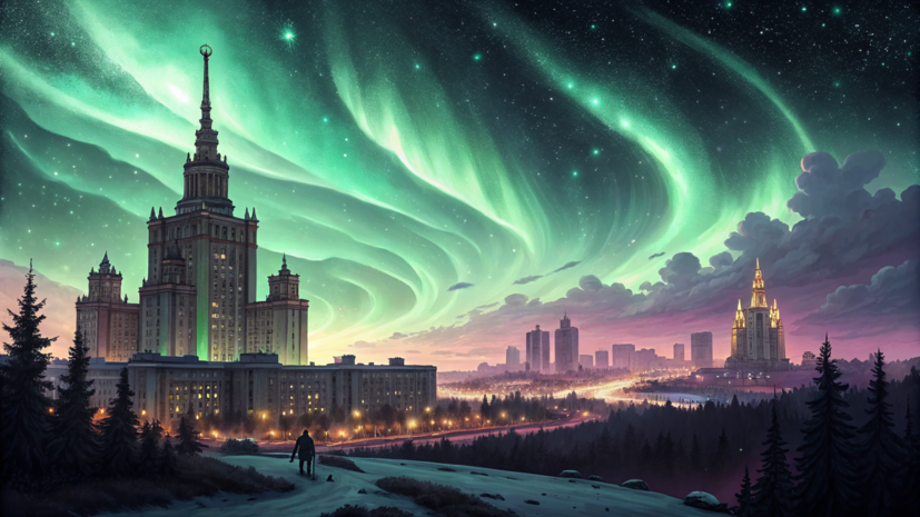 Северное сияние можно будет наблюдать в Москве в ночь на 16 сентября