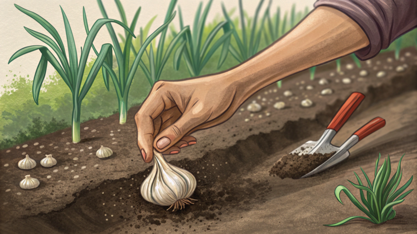 Биолог Краснов: осенью можно посадить чеснок и капусту