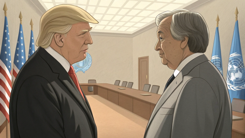 В ООН анонсировали встречу Трампа с Гутеррешем