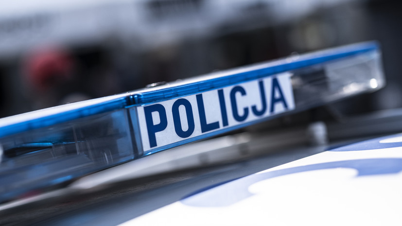 В Польше разрисовали машину с украинскими номерами