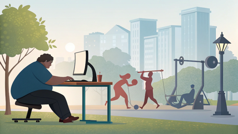 Кардиолог Целикина: риск ожирения возрастает при сидячем образе жизни