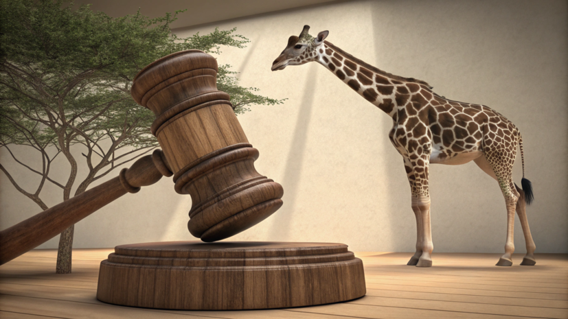 В Москве суд признал незаконным интернет-объявление о продаже жирафа