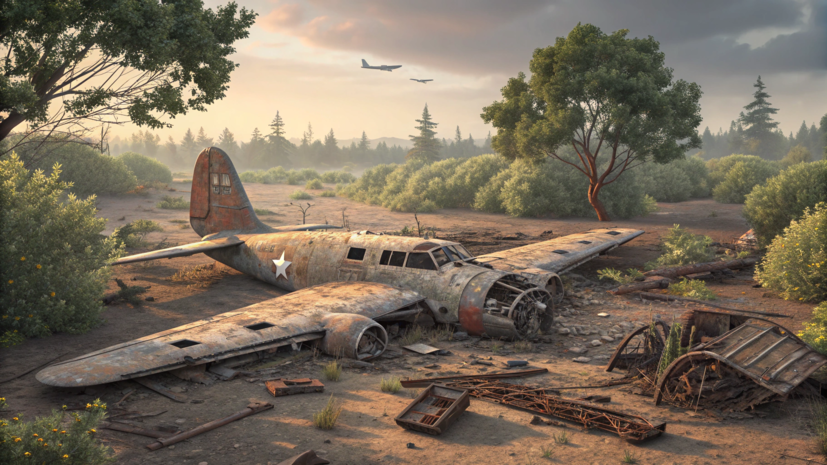 В Тверской области подняли обломки бомбардировщика времён Великой Отечественной