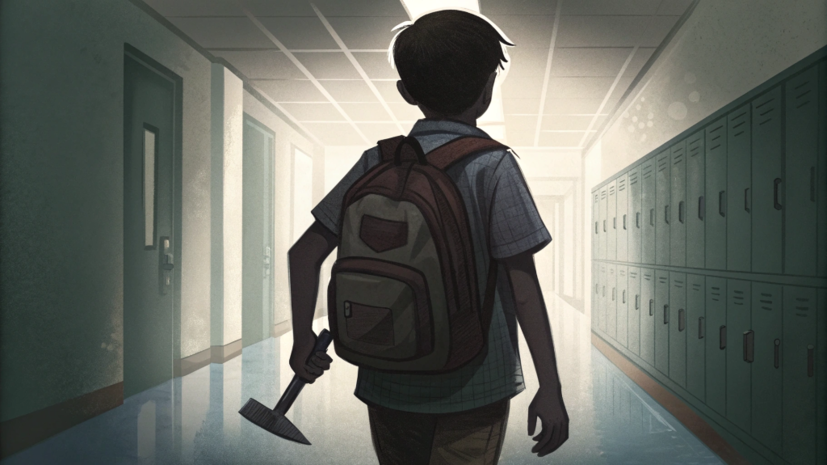 Школьник с ножами и молотком пытался совершить преступление под Воронежем