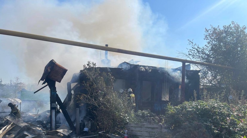 В Свердловской области при пожаре в частном доме сильно пострадал ребёнок