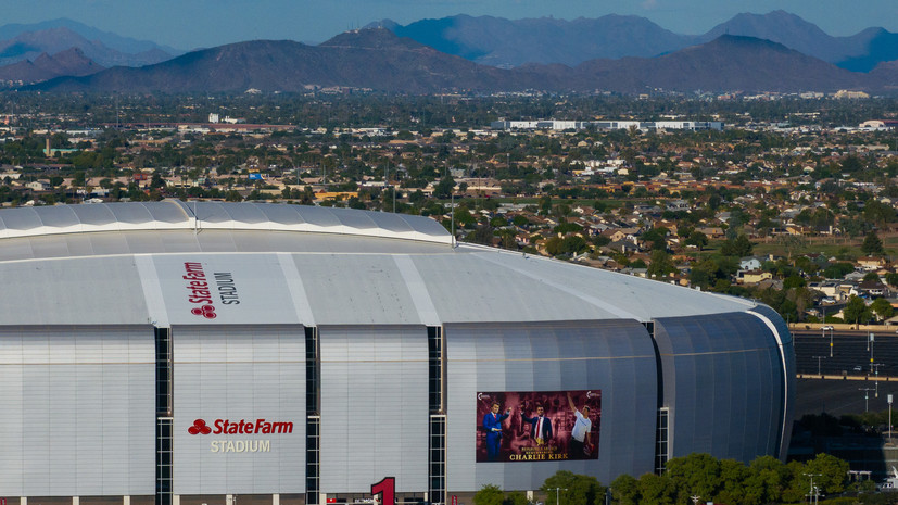 Маск опубликовал видео со стадиона в Аризоне, где пройдёт прощание с Кирком