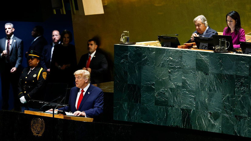 Трамп выступал в ГА ООН почти час вместо 15-минутной нормы