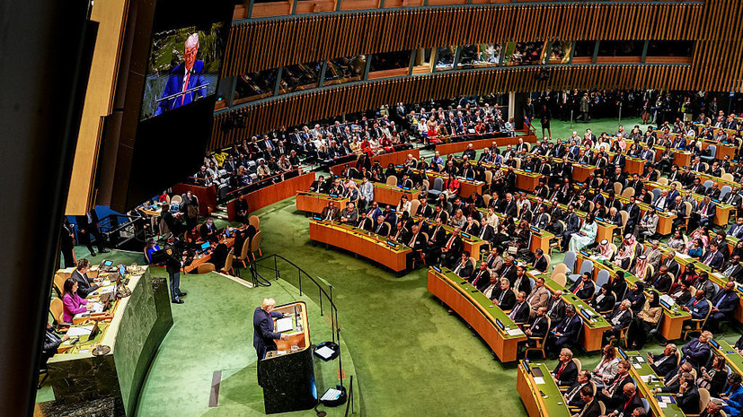 Участники ГА ООН массово покинули штаб-квартиру сразу после выступления Трампа