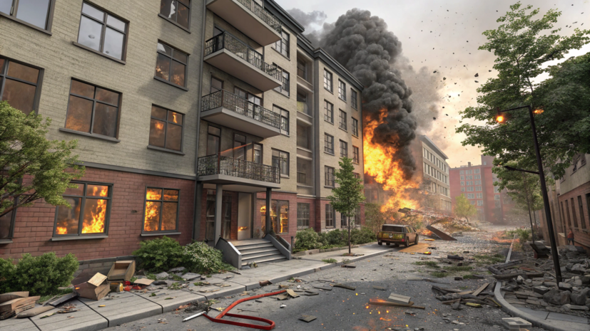 Взрыв газа произошёл в многоквартирном доме в Тольятти