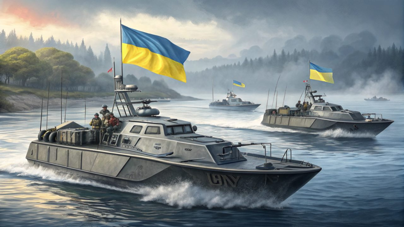 ВС России уничтожили в Чёрном море два катера ВСУ с десантом