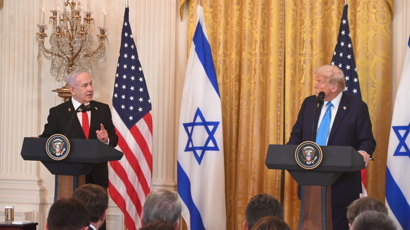 Трамп провёл переговоры с Нетаньяху