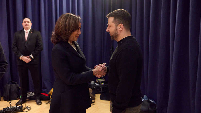 Харрис заявила, что убедила Зеленского в неизбежности конфликта с Россией