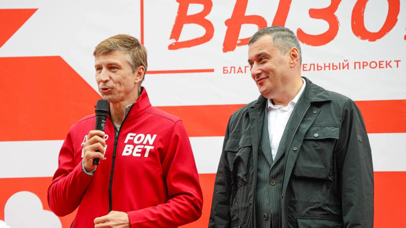 В Курске появилась инклюзивная спортивная площадка