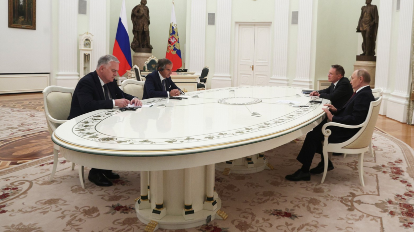 Гросси обсудил с Путиным ситуацию вокруг Запорожской АЭС