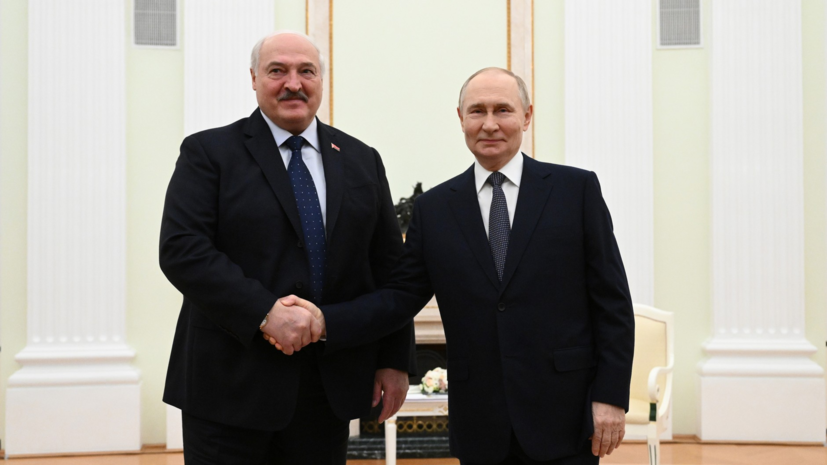 Завершились переговоры Путина и Лукашенко, они продлились более пяти часов