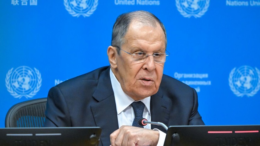 Захарова: пресс-конференцию Лаврова в ООН охраняла немецкая овчарка