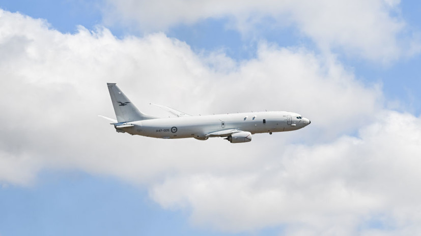 Американский самолёт-разведчик кружит над Балтийским морем