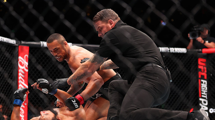 Ульберг нокаутировал Рейеса в главном бою UFC Перт