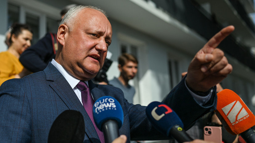 Додон призвал оппозиционные партии Молдавии выйти 29 сентября на мирный протест