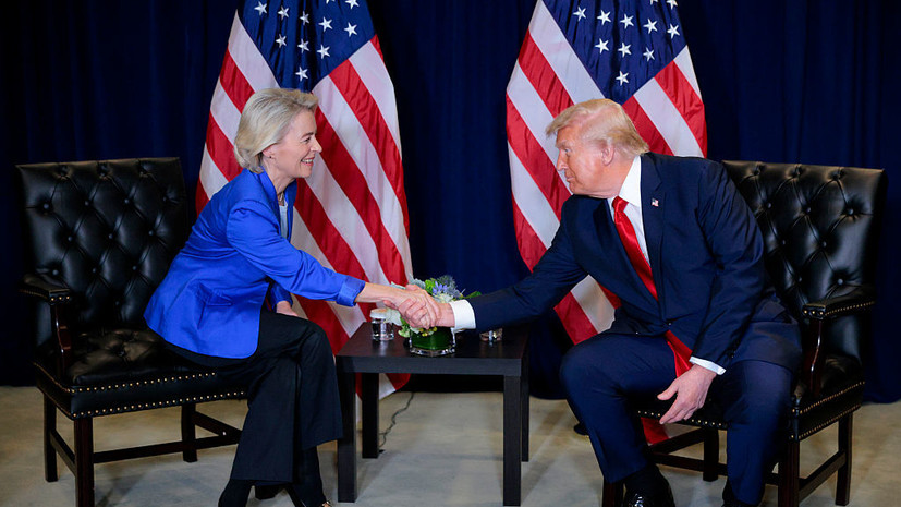 Фон дер Ляйен поприветствовала мирный план Трампа по сектору Газа