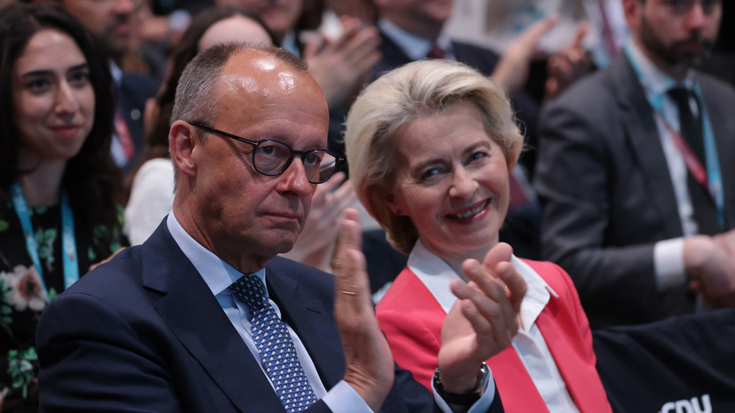 Политолог Колташов: Мерц и фон дер Ляйен являются марионетками в руках своих спонсоров