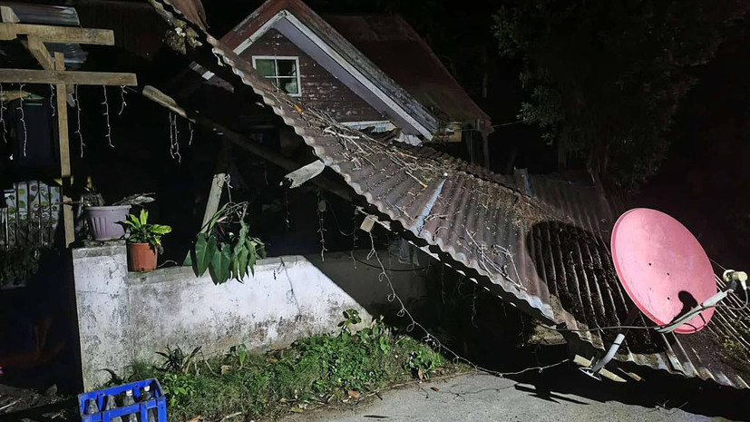 В результате землетрясения на Филиппинах погибли пять человек