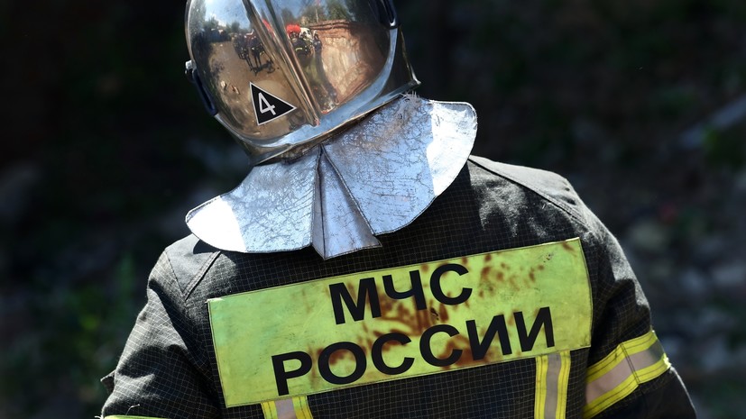 В Ростовской области из-за падения БПЛА возник пожар на территории промобъекта