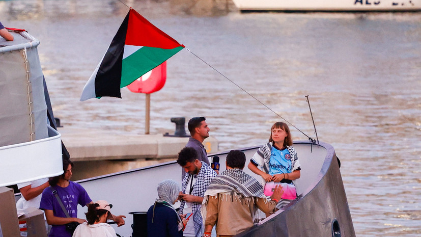 Израильские силы задержали экипаж флотилии «Сумуд», включая Грету Тунберг