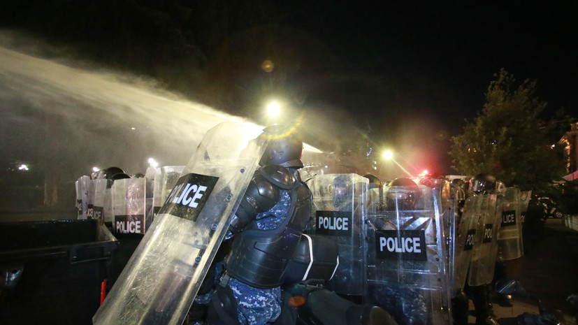 МВД Грузии возбудило уголовные дела из-за беспорядков в Тбилиси