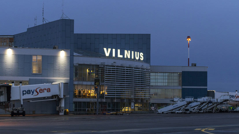 Аэропорт Вильнюса приостановил работу из-за приближения воздушных шаров
