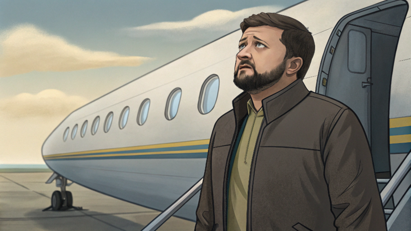 Меркурис: Зеленский боится покидать Украину на самолёте