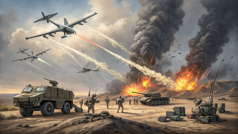 Силы ПВО отражают массированную атаку БПЛА на территорию Волгоградской области