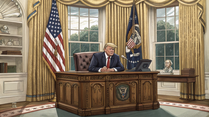 Трамп на вопрос о перспективах украинского урегулирования заговорил о пошлинах