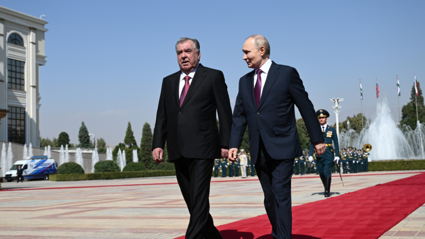 Путин: в России живут и трудятся свыше 1 млн граждан Таджикистана