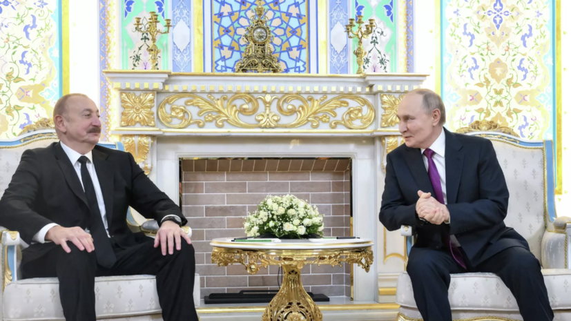 Алиев поблагодарил Путина за контроль выяснения причин крушения AZAL