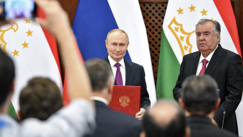 Путин и президент Таджикистана Рахмон выступили против дискриминации спортсменов