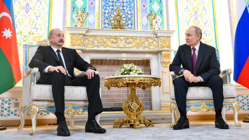 Песков: Путин обсудил с Алиевым все острые проблемы