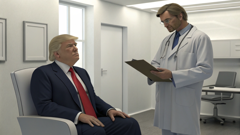 Трамп прибыл в медицинский центр для проверки здоровья