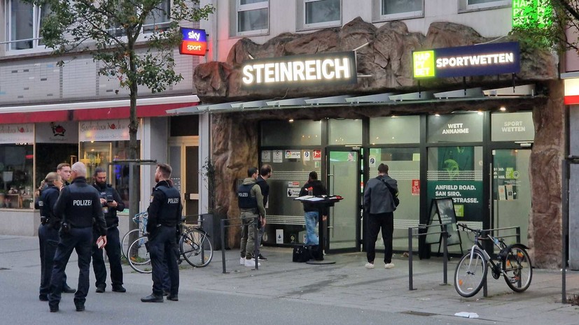 Bild: неизвестный открыл стрельбу в букмекерской конторе в немецком Гиссене