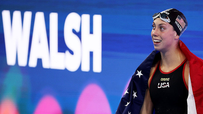 Американка Уолш обновила рекорд мира в плавании на 50 м баттерфляем на короткой воде
