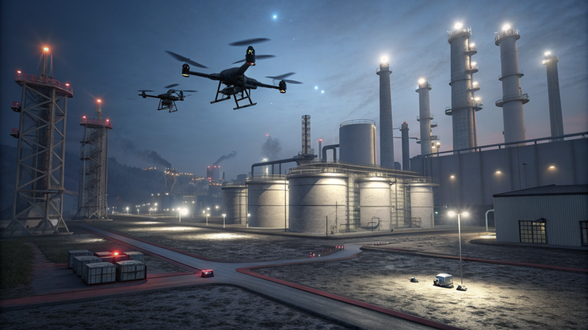 Аксёнов: БПЛА атаковал нефтебазу в Феодосии, возникло возгорание