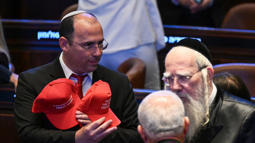 Трамп оставил запись в гостевой книге кнессета