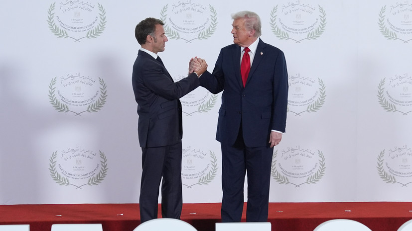 Сортор: Макрон испугался Трампа во время рукопожатия на саммите в Египте